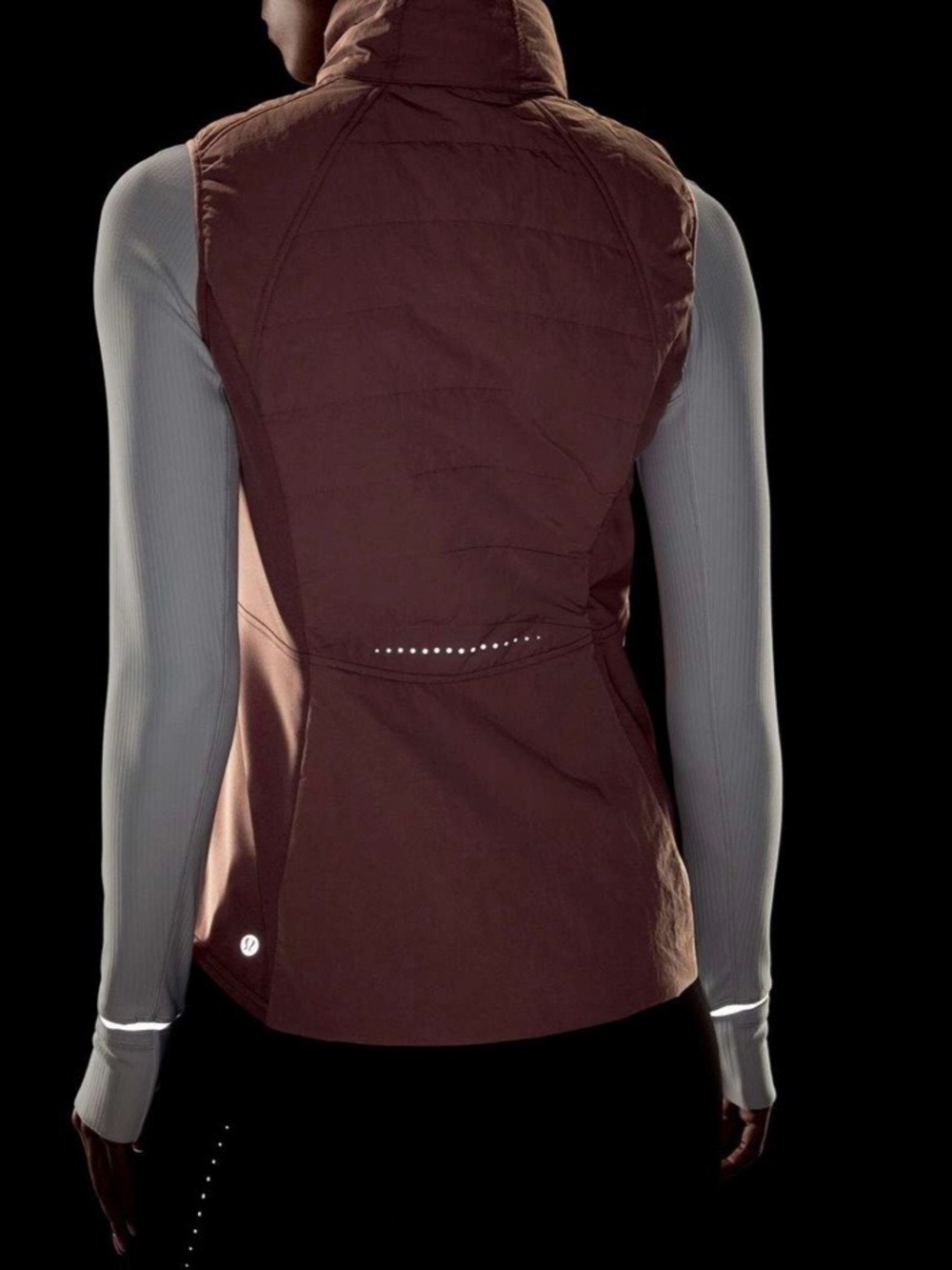 Lululemon Another Mile Vest Twilight Rose PrimaLoft Hooded Size 6 - Picture 4 of 11